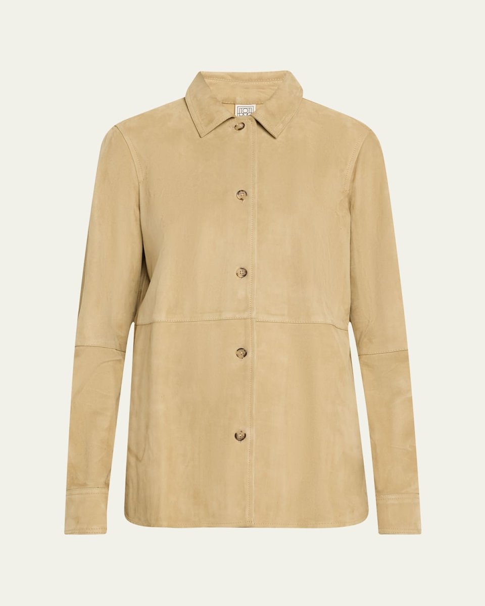 Soft Suede Button Down Shirt